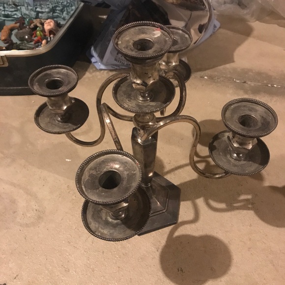Vintage Homan silver plated Candelabra - Picture 2 of 2